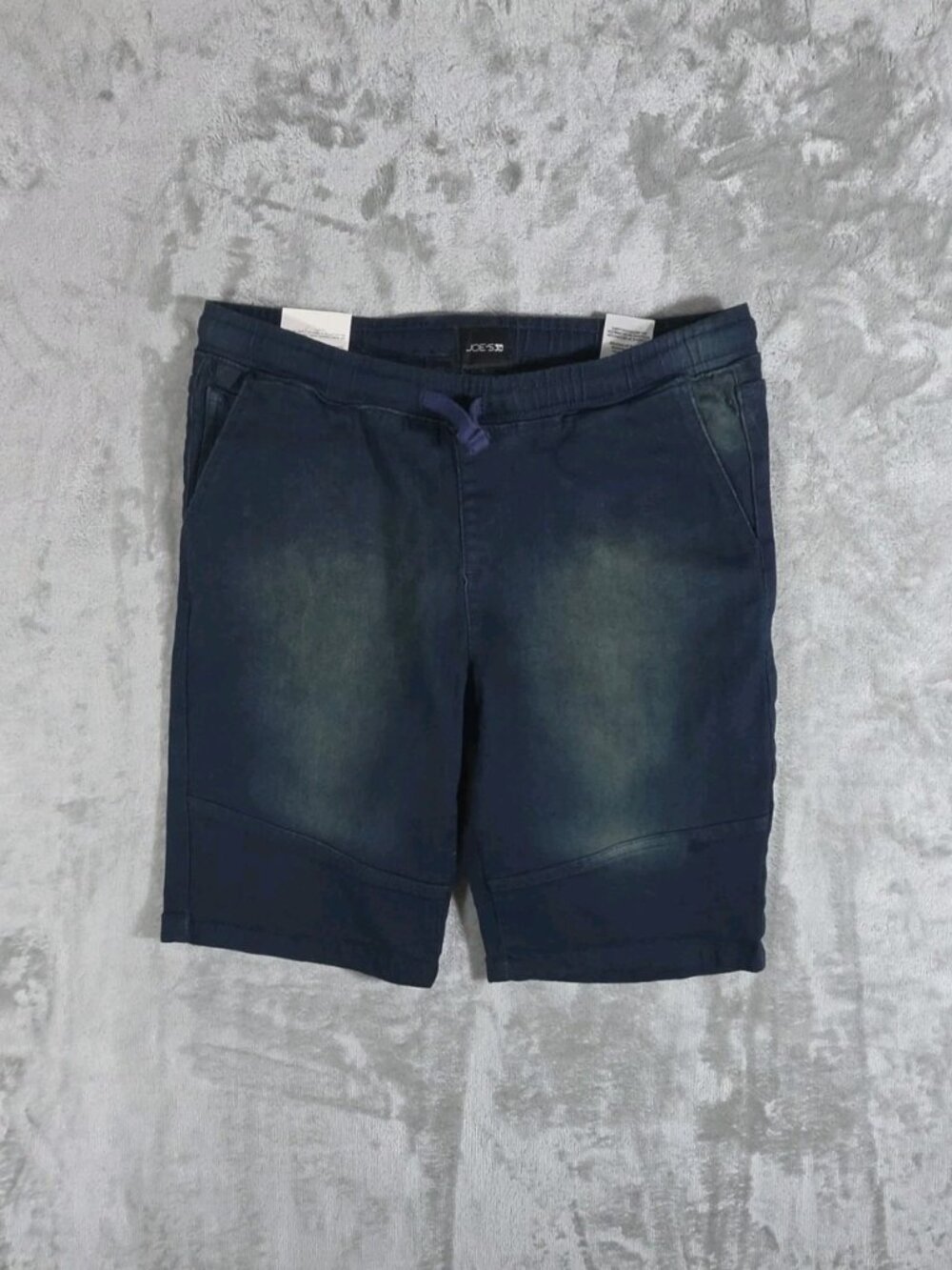 Joe's Jeans Boys Large Jogger Shorts Slim Fit Blue Denim Look Knit Stretch
